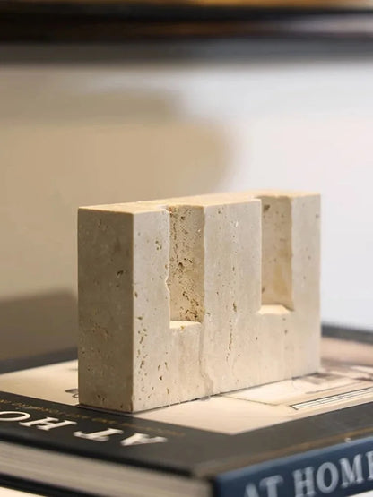 Natural Handmade Marble Candle Holder