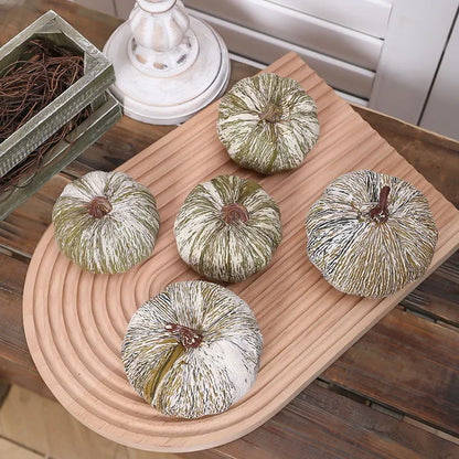 5 pc Set of Indoor Pumpkins