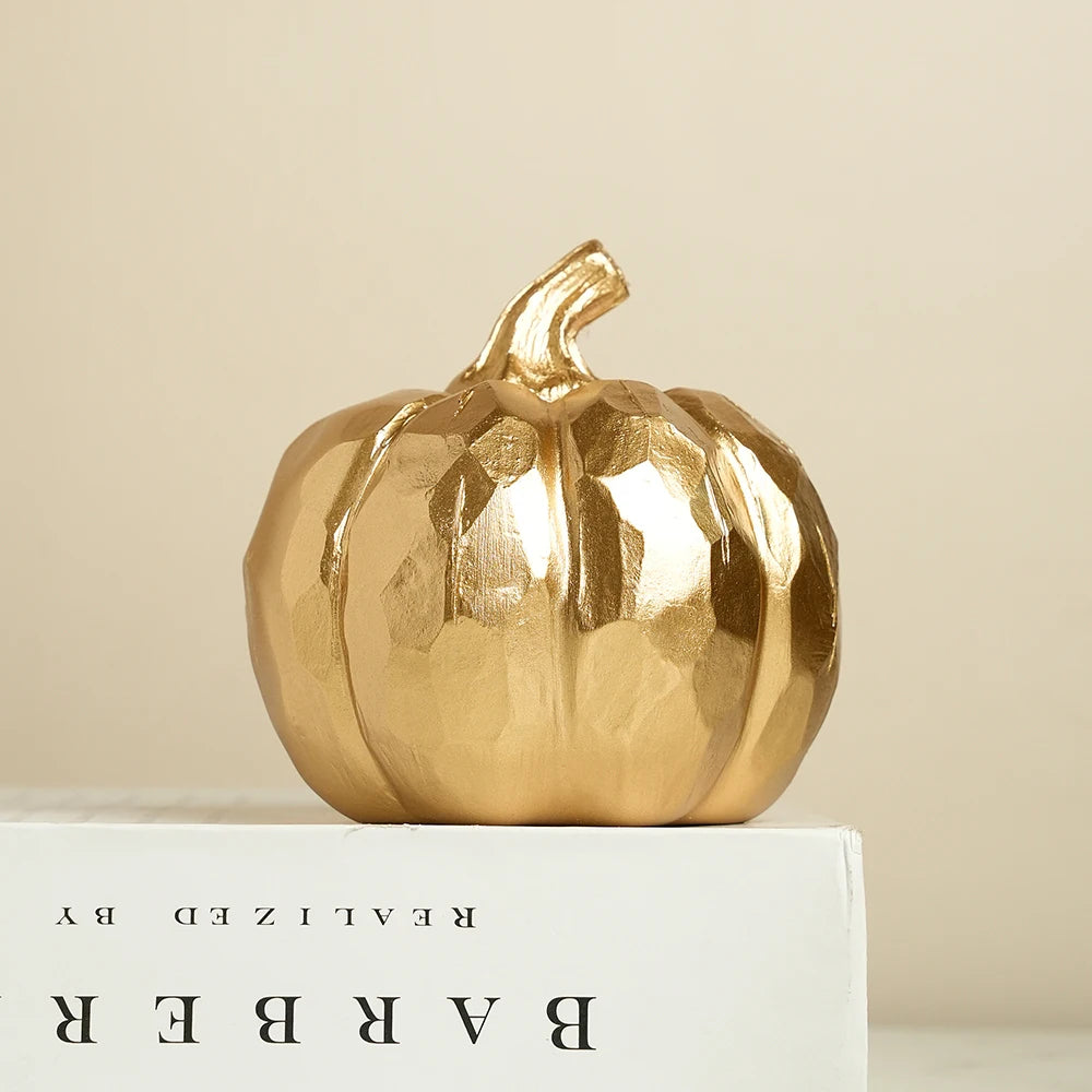 Gold Decorative Pumpkin