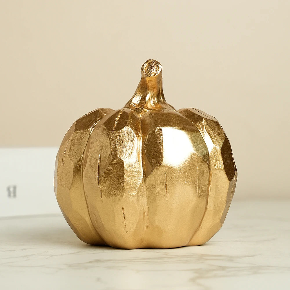 Gold Decorative Pumpkin