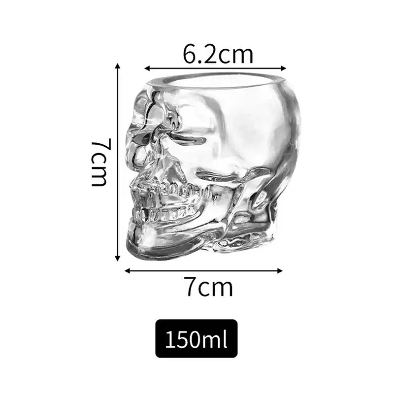 Skull Head Glass