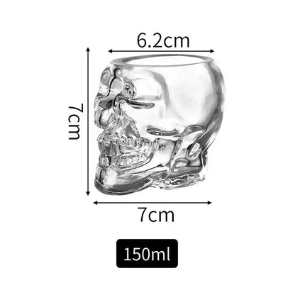Skull Head Glass