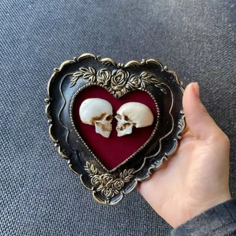Framed Love Skulls