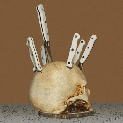 Skull Knife Block