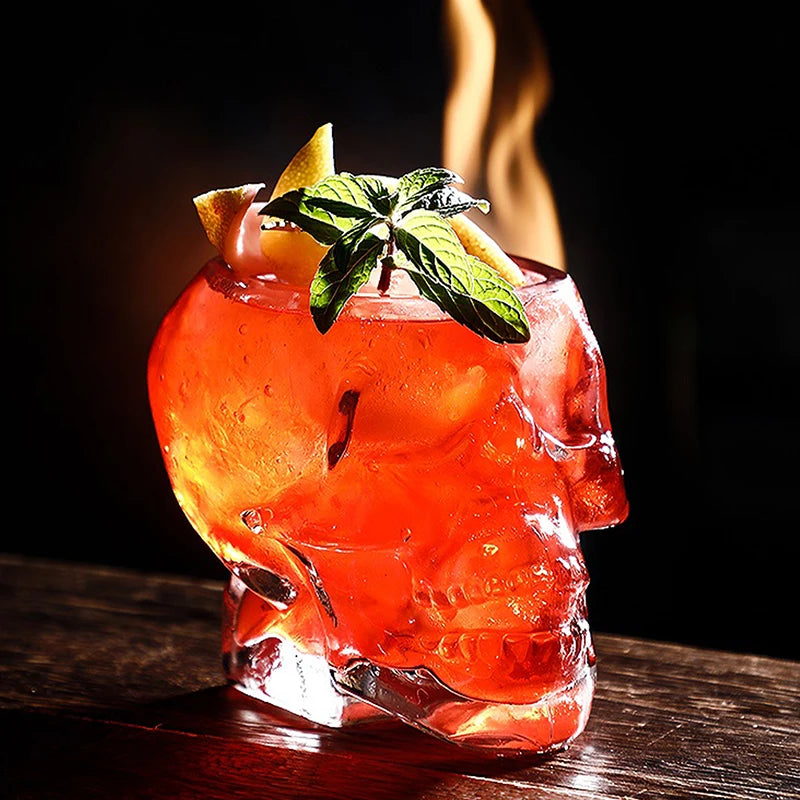 Skull Head Glass