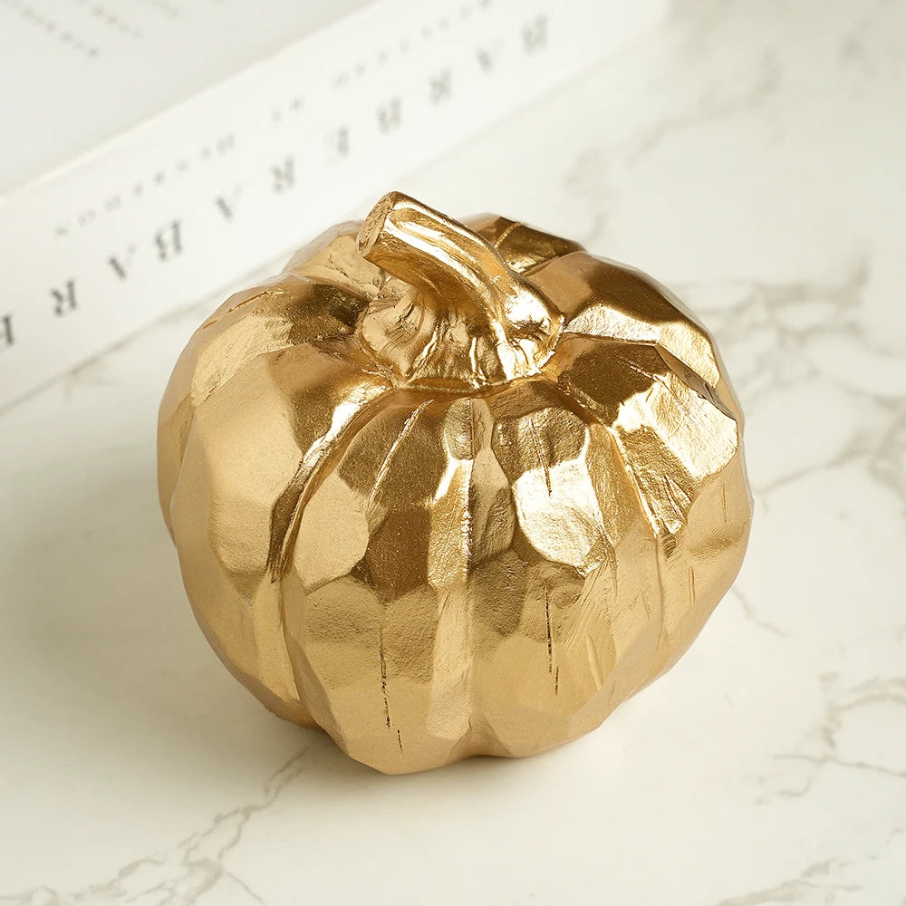 Gold Decorative Pumpkin