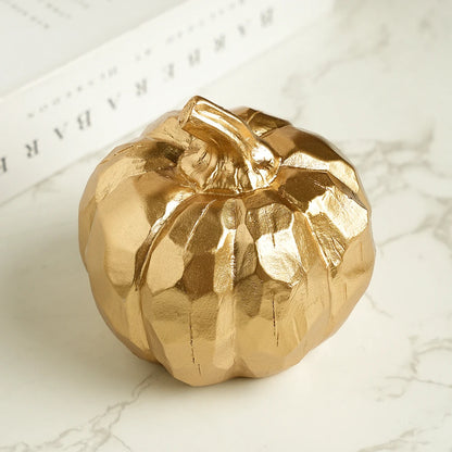 Gold Decorative Pumpkin