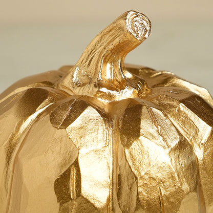 Gold Decorative Pumpkin