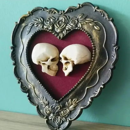 Framed Love Skulls