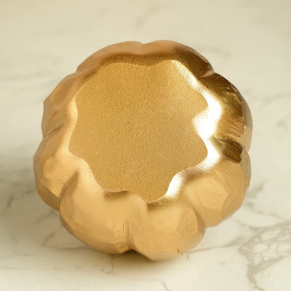 Gold Decorative Pumpkin
