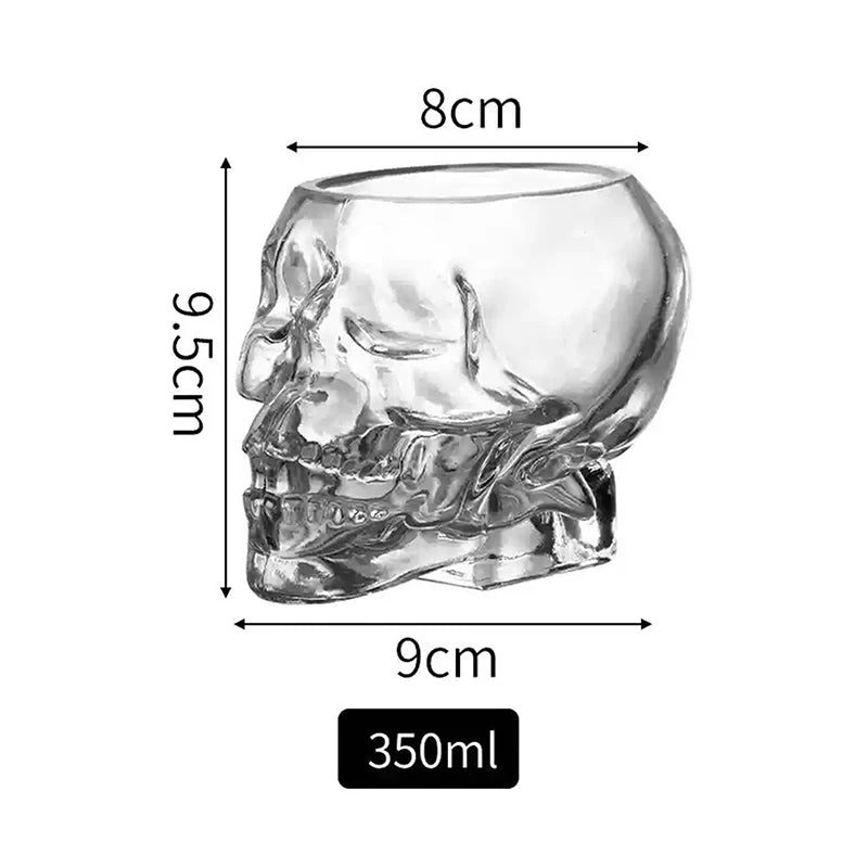 Skull Head Glass