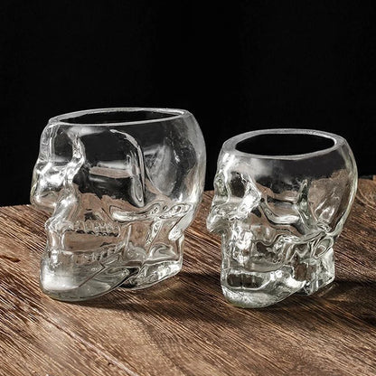 Skull Head Glass
