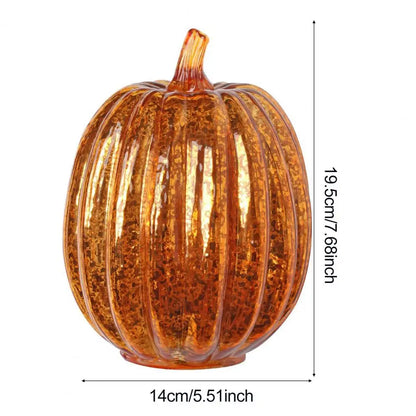 Battery Operated LED Pumpkin Lights Halloween Decor Illuminated Table Ornaments Fall Decor Pumpkin Set for Home Garden