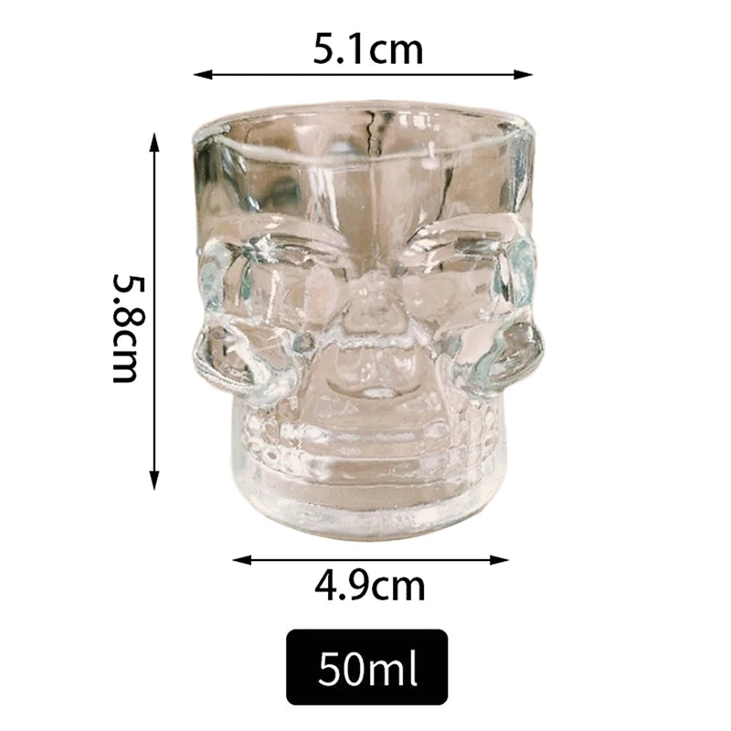 Skull Head Glass