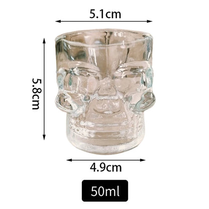 Skull Head Glass