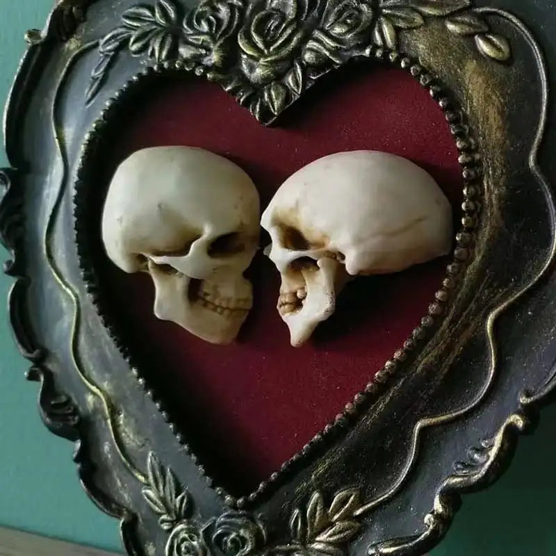 Framed Love Skulls