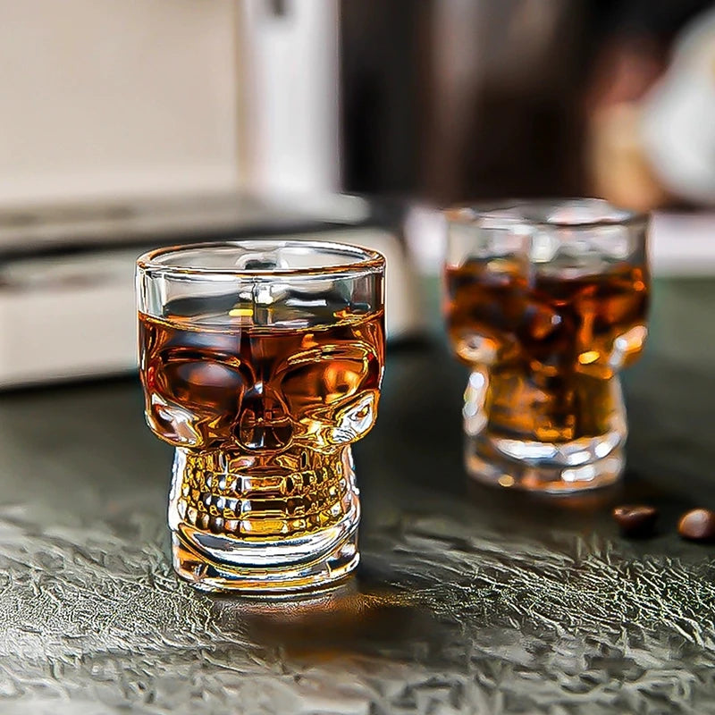 Skull Head Glass
