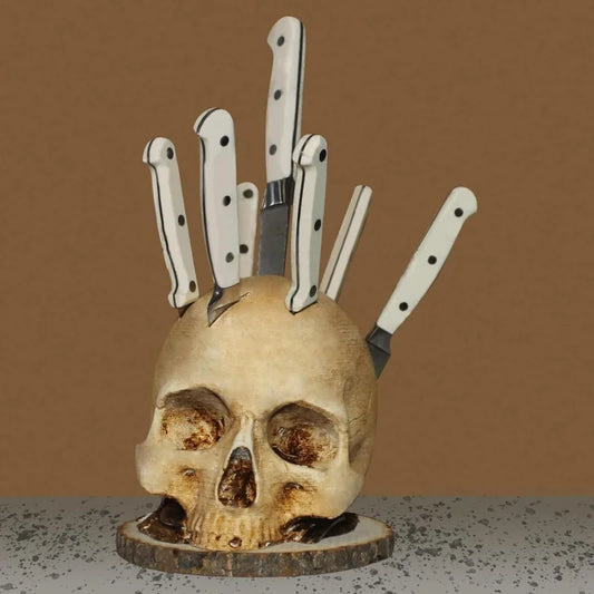 Skull Knife Block
